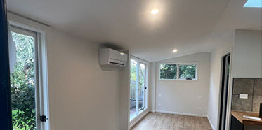 Close-up of smooth ceiling paint finish, no roller marks