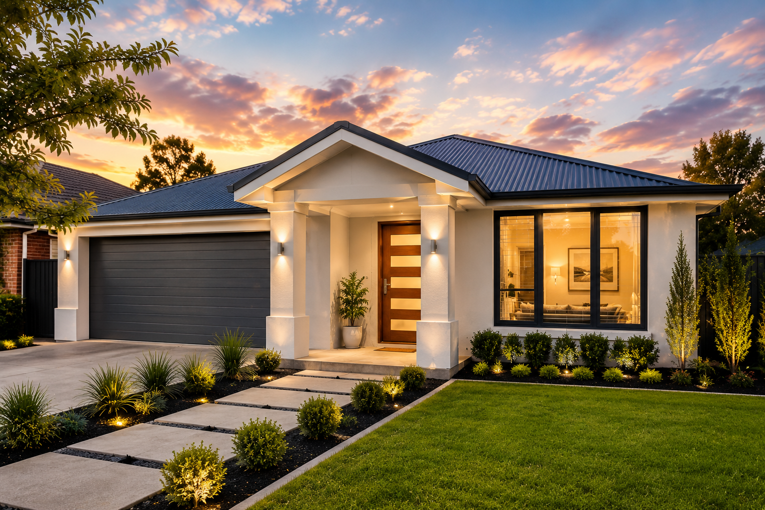 Modern home exterior painting in Waurn Ponds
